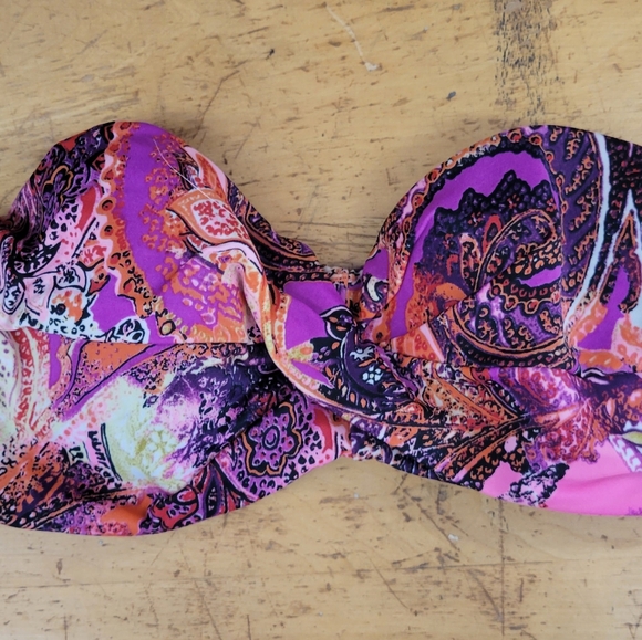 Victoria's Secret bandeau strapless bikini bathing suit bra top - Picture 1 of 2